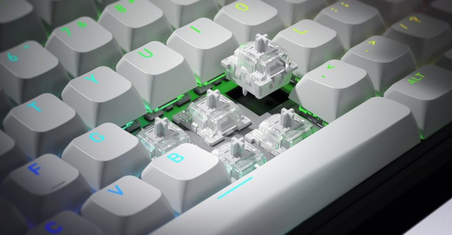 HATOR Skyfall 80 MAG ULTRA 8K tastatur Spil USB QWERTY US engelsk Sort, Hvid #11