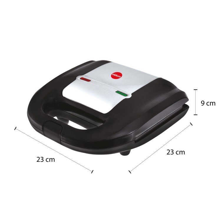 ELDOM ST140C PRESSET sandwichtoaster 750 W Gr�, Hvid #8