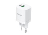 Havit UC30 EU - GaN rejseoplader med to porte 33 W, hvid #3