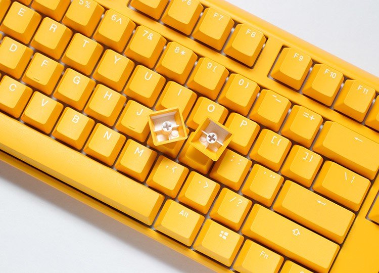 Ducky One 3 TKL tastatur Spil USB QWERTY Engelsk Gul #6