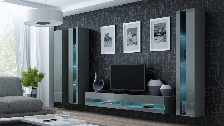 Cama RTVVIGO180N s/s TV stativ & underholdningscenter 2 hylder #5