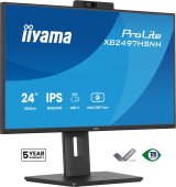 iiyama ProLite XB2497HSNH-B1 24IN IPS LCD 4MS 1920X1080 350CD/M2 HDMI/DP/USB 2 computersk�rm 60,5 cm (23.8