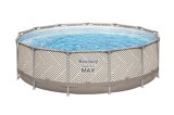 Bestway 20079 swimmingpool til over jorden Indrammet pool #2