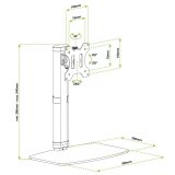 Techly ICA-LCD 260 skrmbeslag og -stativer 68,6 cm (27