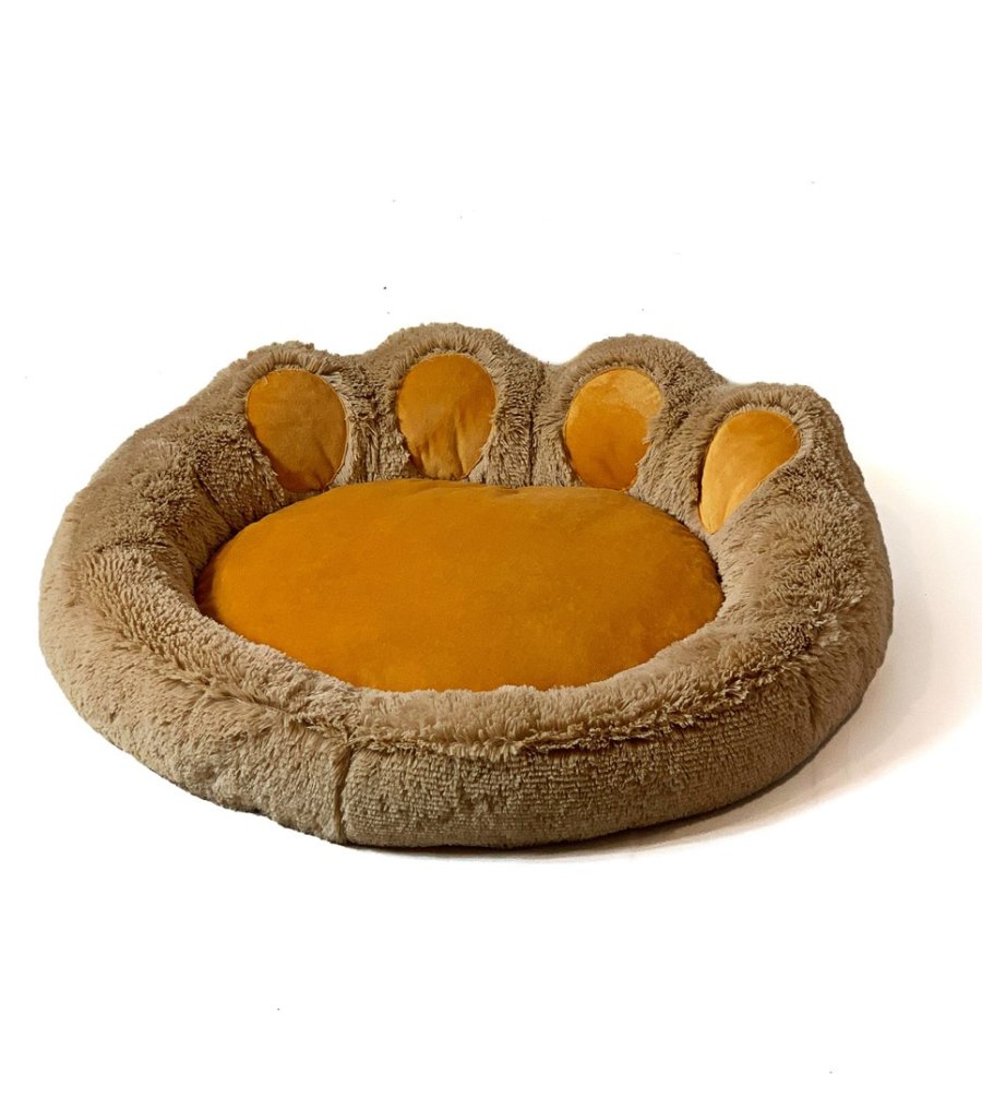GO GIFT Hunde- og katteseng L - camel - 55x55 cm #1