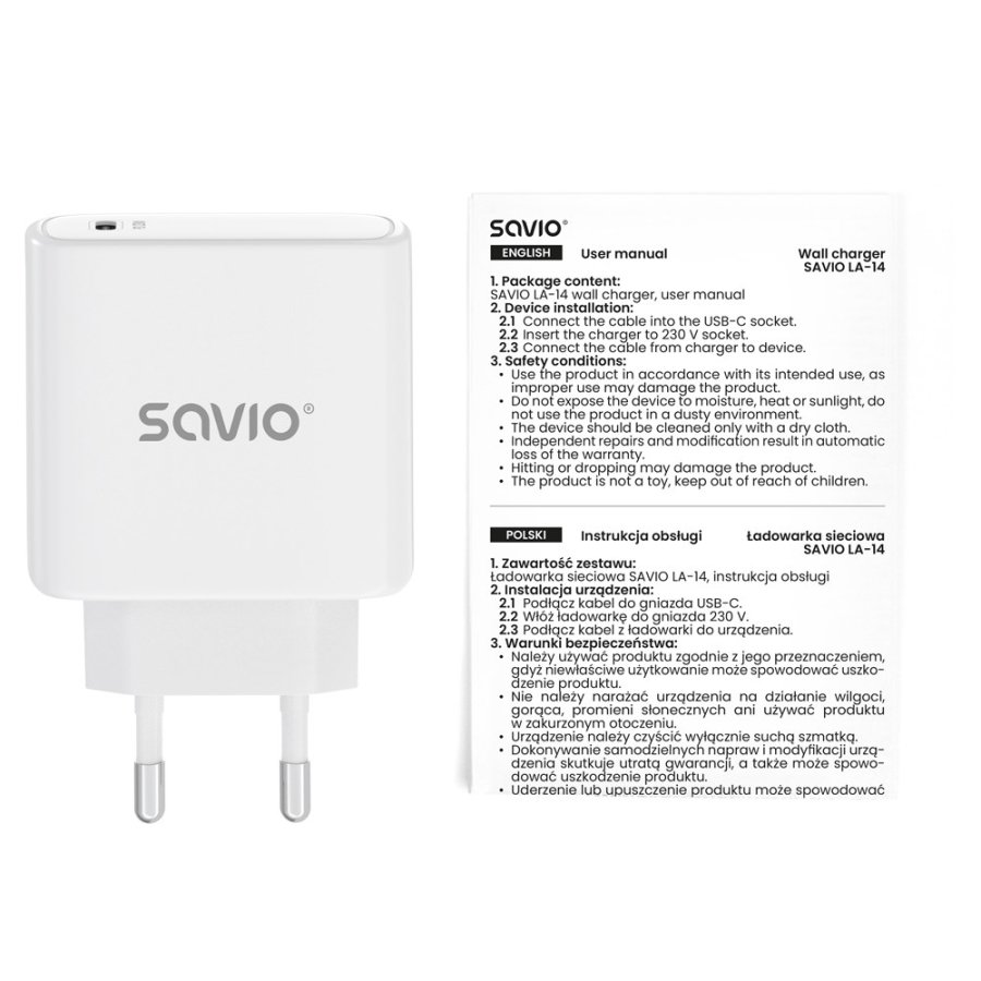 SAVIO LA-14 20W v�goplader med Power Delivery 3.0 #15