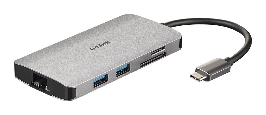 D-Link DUB-M810 Ledningsfrt USB 3.2 Gen 1 (3.1 Gen 1) Type-C Aluminium #1