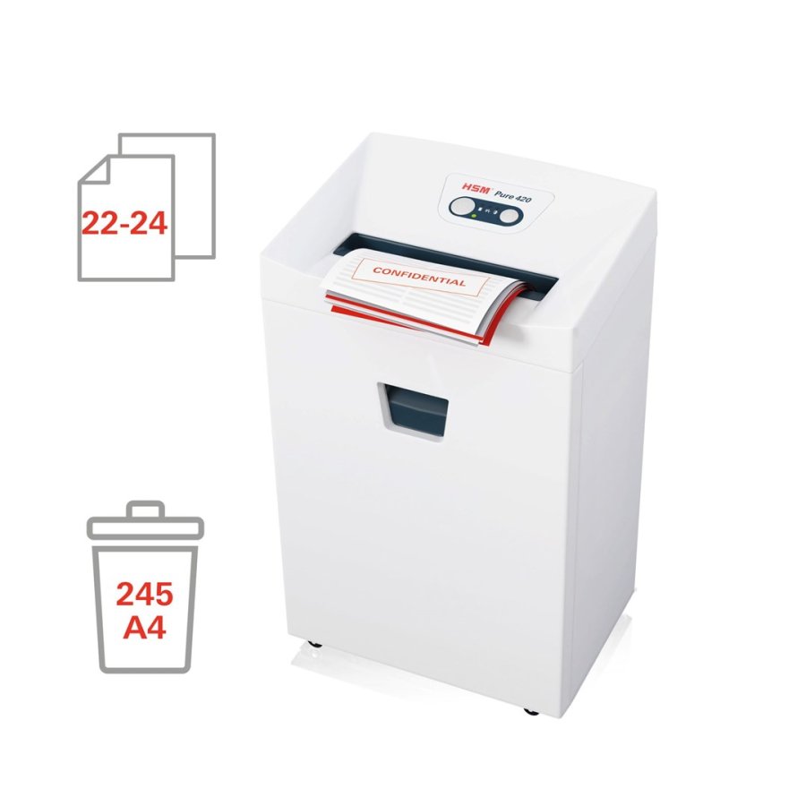 HSM Pure 420 makuleringsmaskine, 35 l, 5,8 mm #3