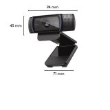 Logitech 960-001055 webcam 3 MP 1920 x 1080 pixel USB 2.0 Sort #8
