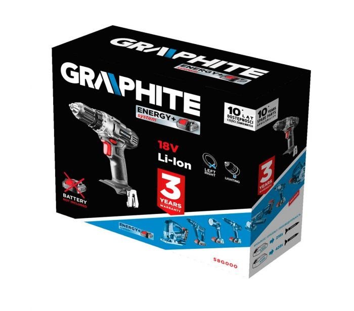 GRAPHITE 58G000 bor n�glefri Energy+ 18V 1250 RP #2