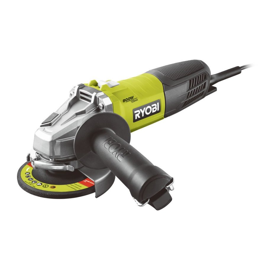 Ryobi RAG800-125G vinkelsliber 800 W #1