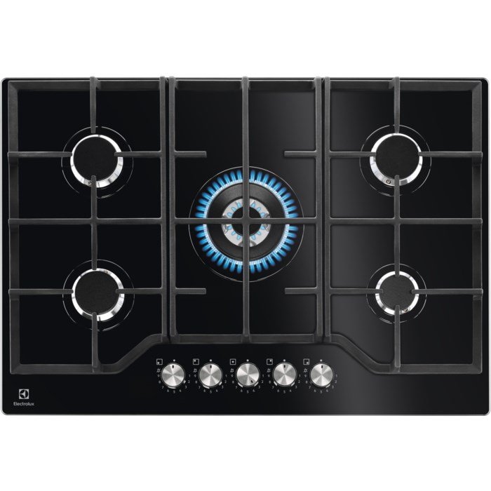 Electrolux KGG75362K Sort Indbygget 74 cm Gaskomfur 5 zone(s) #1