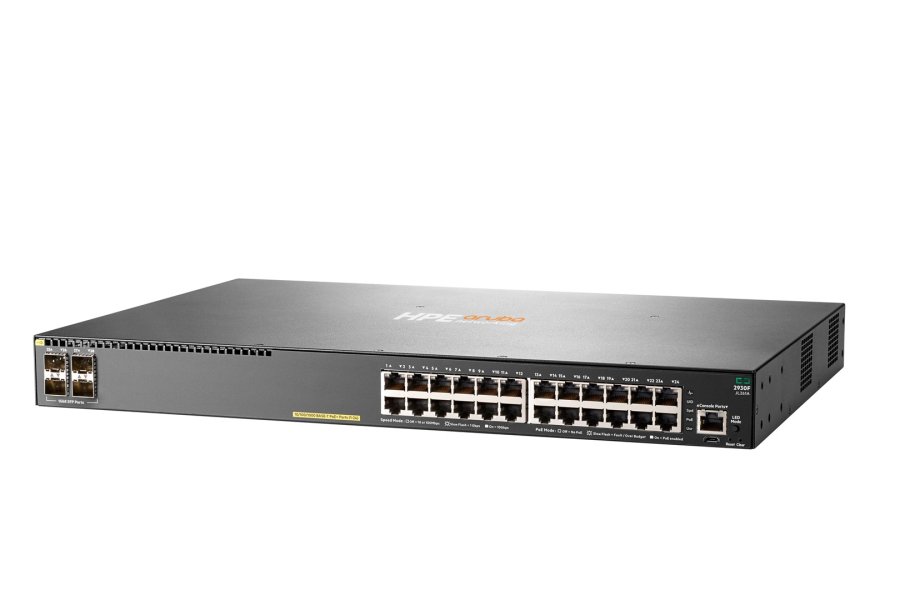 HPE Aruba Networking 2930F 24G PoE+ 4SFP Switch Administreret L3 Gigabit Ethernet (10/100/1000) Str�m over Ethernet (PoE) 1U Gr� #3
