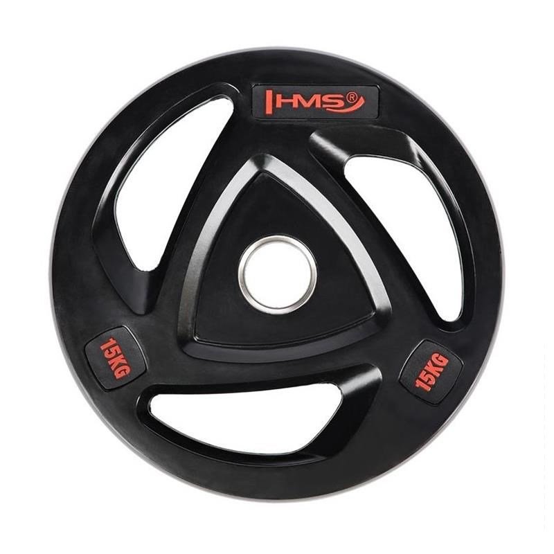 HMS Fitness TOX15 1 stk Olympic Gummibelagt vgtskive #1
