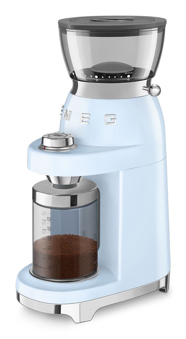 Smeg 50's Style Kaffekv�rn CGF03PBEU Pastelbl� #9
