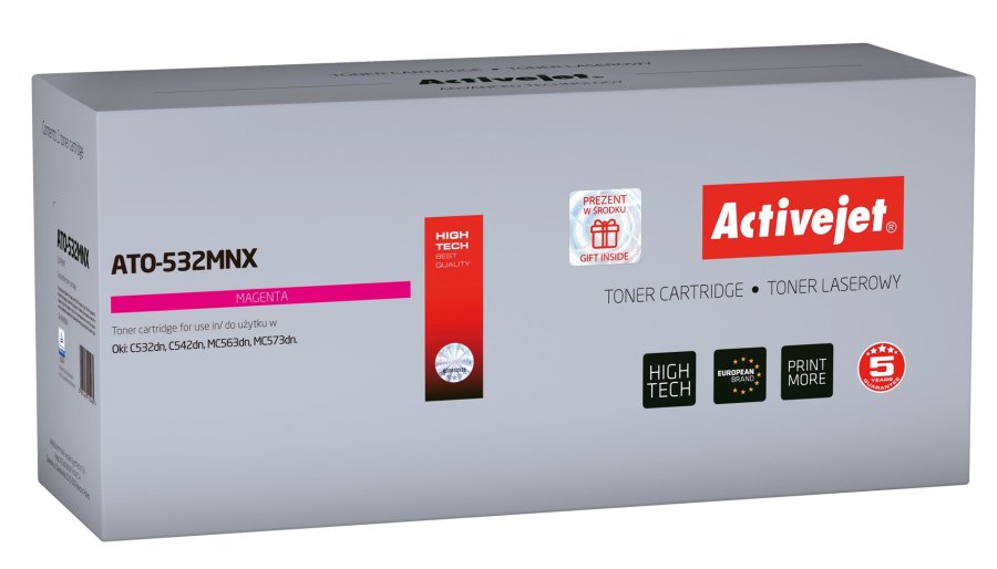 Activejet ATO-532MNX (erstatning OKI 46490606; Supreme; 6000 sider; rd) #1