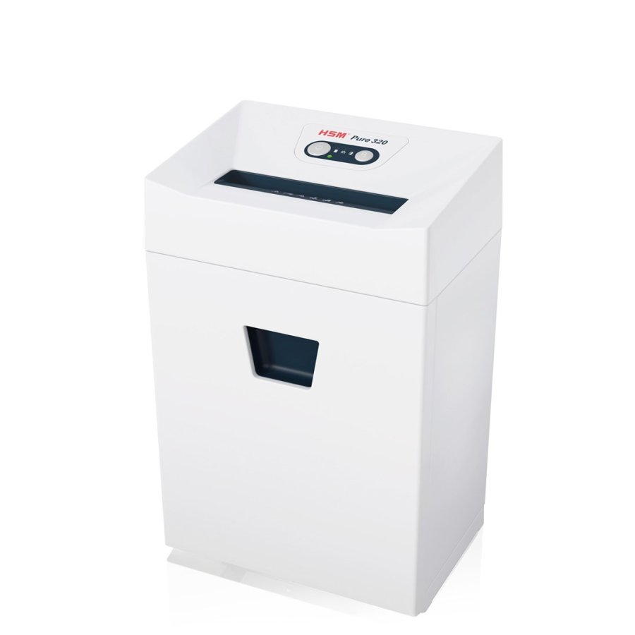 HSM Pure 320 papirmakulator Delvist makulering 23 cm Hvid #1