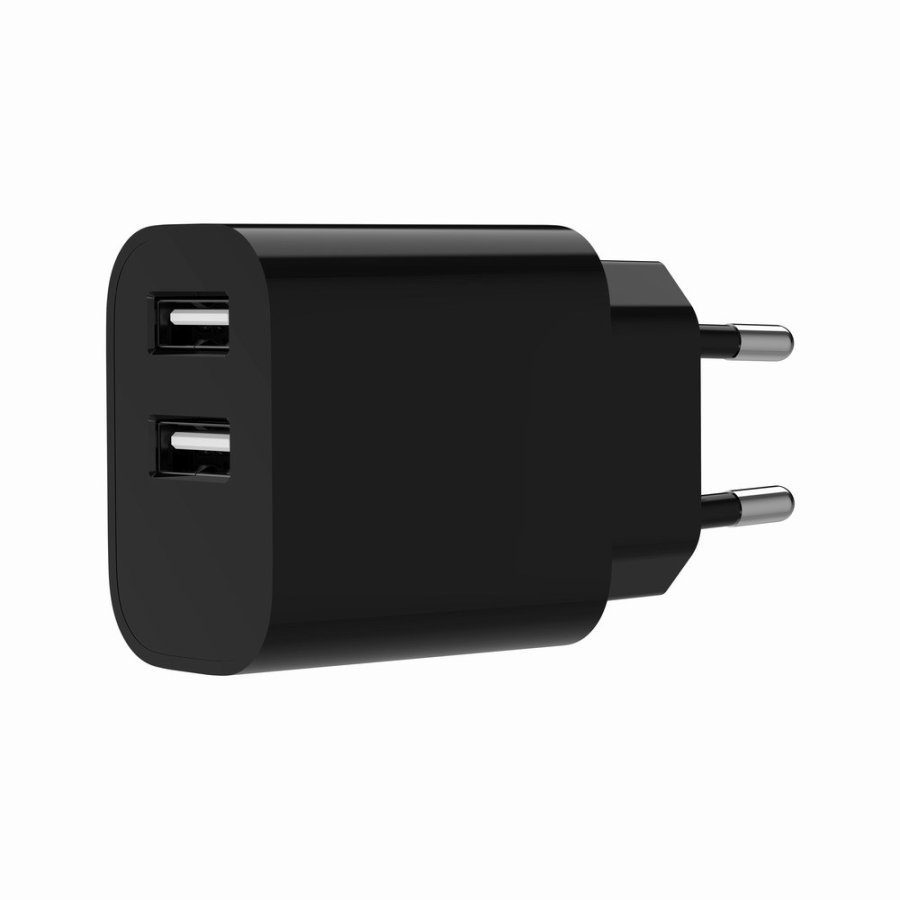 Gembird TA-UC-2A12-01-BK oplader til mobil enhed Universel Hvid Vekselstrm Indendrs #2
