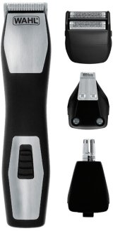 Wahl GroomsMan Pro Batteri Sort, Rustfrit stl #1