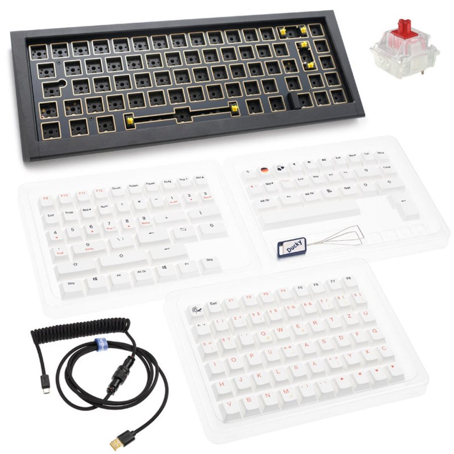 Ducky Outlaw 65 tastatur Universel USB Sort #1