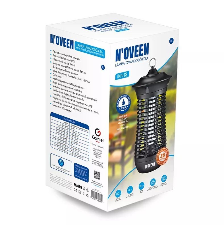 N'oveen IKN18 IPX4 Professional Lampion insekticidlampe #2