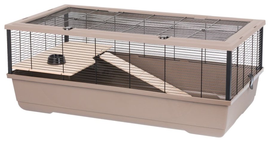 INTER-ZOO Bernie Wood mokka - bur til gnavere - 100 x 54 x 39cm #1