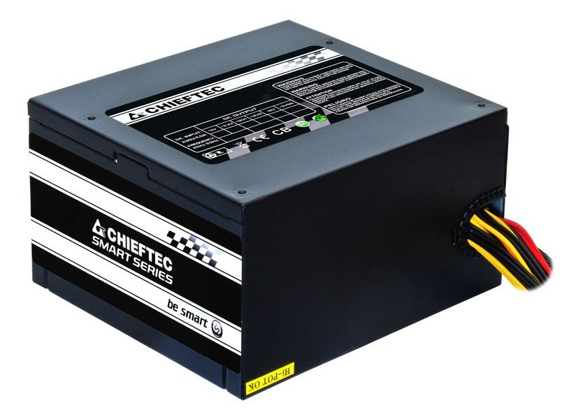 Chieftec Smart GPS-600A8 enhed til str�mforsyning 600 W 20+4 pin ATX ATX Sort #19