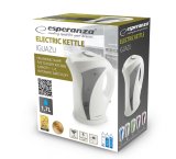 Esperanza EKK018E El-kedel 1,7 L, hvid/gr� #2