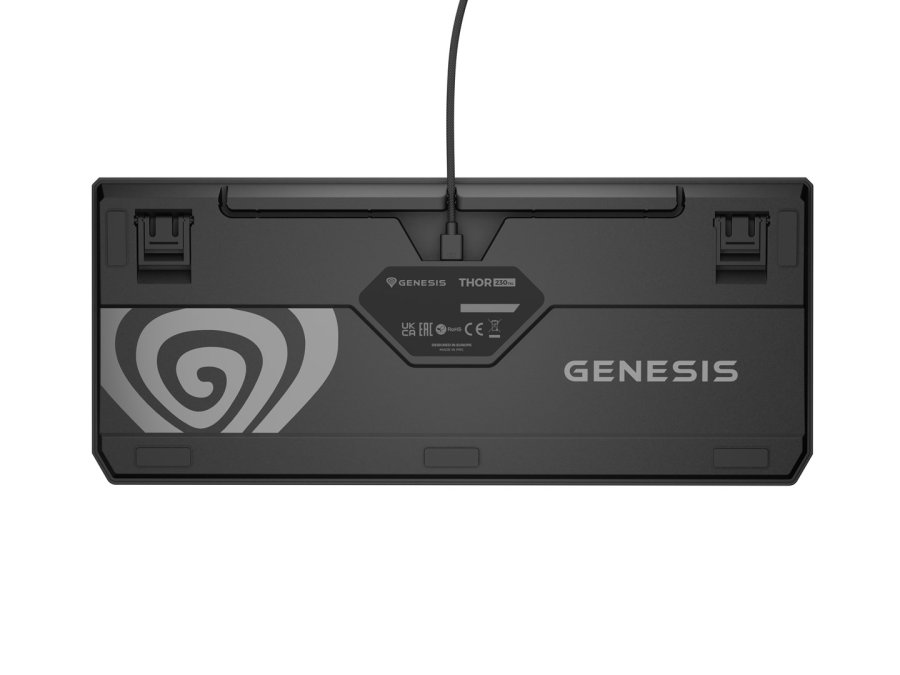 GENESIS Thor 230 TKL tastatur Spil USB QWERTY Spansk Sort #16