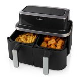 Dobbelt Varmluftfrituregryde | 2x4.2 l | Timer: 60 min | Antal forudindstillede programmer: 10 | Digital | Sort #7