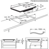 Electrolux Serie 700 EIS82453 Sort Indbygget 80 cm Zone induktionskogeplade 4 zone(s) #2