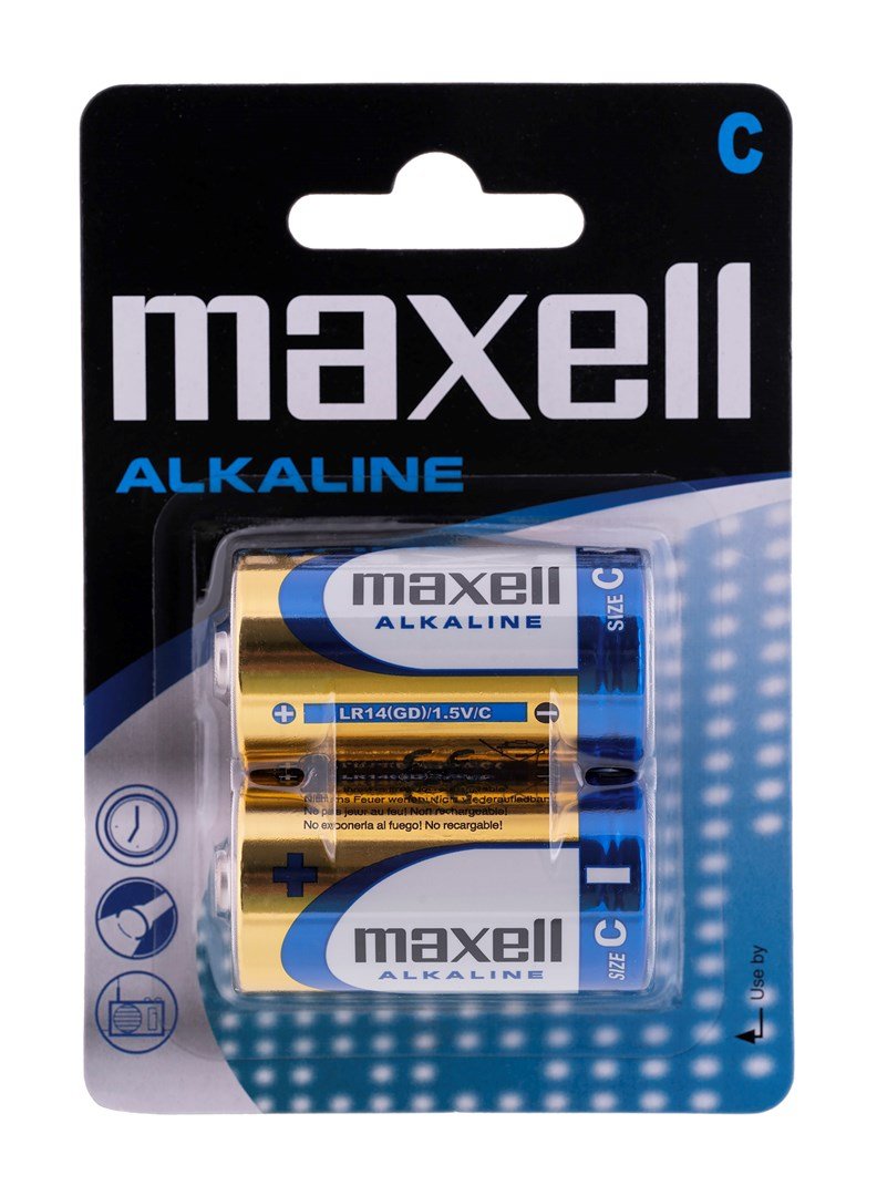 Maxell 162184 husholdningsbatteri Engangsbatteri LR14 Alkaline 2 stk #3
