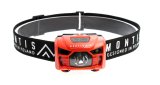 Montis Bateryjna latarka nagowna z sensorem MT002 R�d, Sort Hovedb�nd lommelygte LED #1