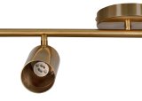 Activejet firedobbelt guld loftslampe SPECTRA spot strip GU10 til stuen #8
