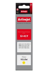 Activejet AC-G41Y Bl�kpatron til Canon-printer, erstatning for Canon GI-41Y 4545C001; Supreme; 70 ml; gul #1
