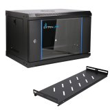 Extralink LITE 6U 530X400 WALL-MOUNTED RACKMOUNT CABINET BLACK Fritst�ende/v�g-/gulvmonteret stativ Sort #10