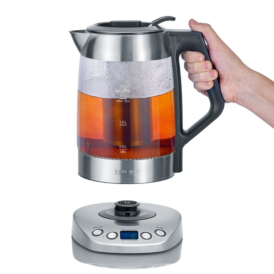 Severin WK 3479 elkedel 1,7 L 3000 W Sort, Rustfrit st�l #3