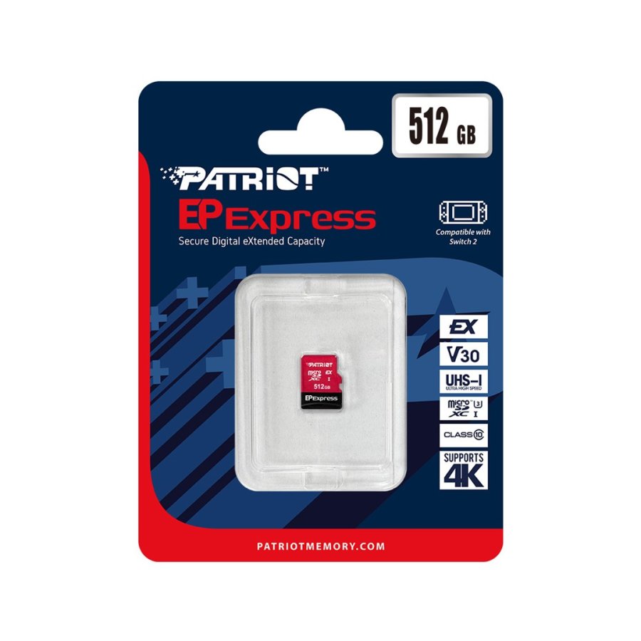 Patriot EP Micro SDXC Express 512GB 800/600 MB/s U3 #4