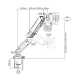 Techly ICA-LCD 514 skrmbeslag og -stativer 68,6 cm (27