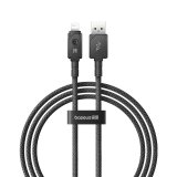 Baseus Unbreakable USB A til iP-kabel 1 m 5V-2,4A Sort #1