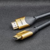 Qoltec 50355 HDMI v2.1 kabel Ultra hj hastighed 8K | 60Hz | 28AWG | GULD | 2m #7