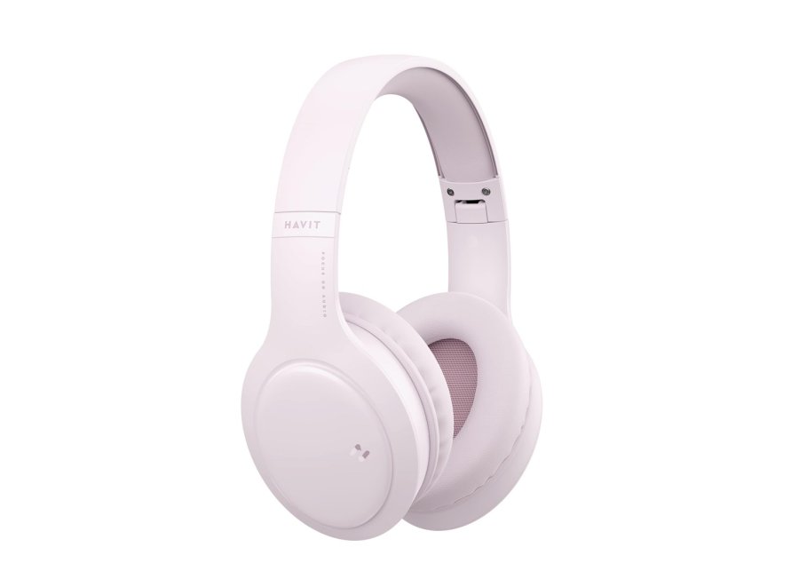 Havit H633BT - trdlse on-ear-hovedtelefoner, pink #2