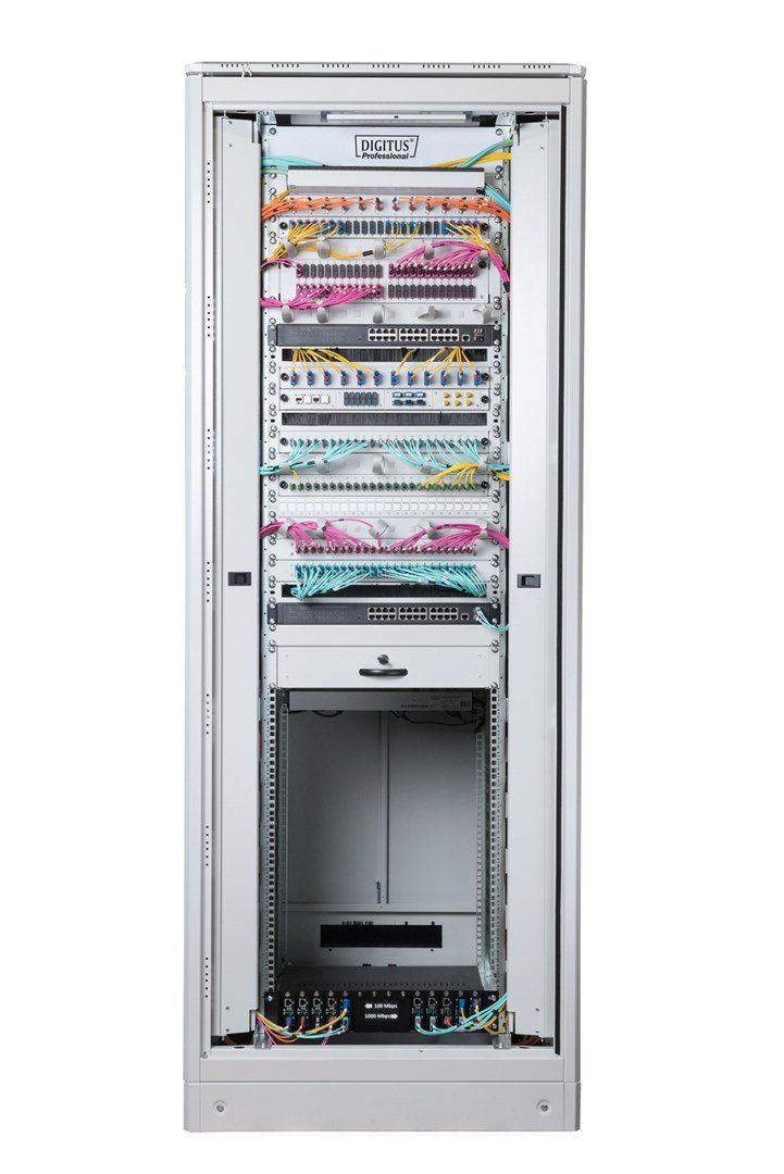Digitus DN-19 42U-8/10-1 stativ Fritst�ende reol Gr� #43