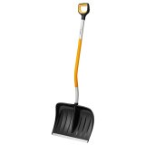 Fiskars 1057186 skovl & spartel Sneskovl Metal Sort, Orange #3