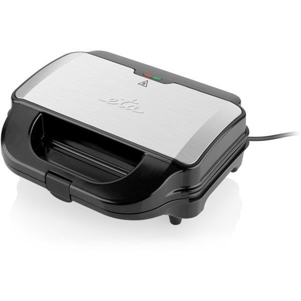 Eta Sorento 3151 90010 sandwichtoaster 900 W Sort, Rustfrit st�l #1