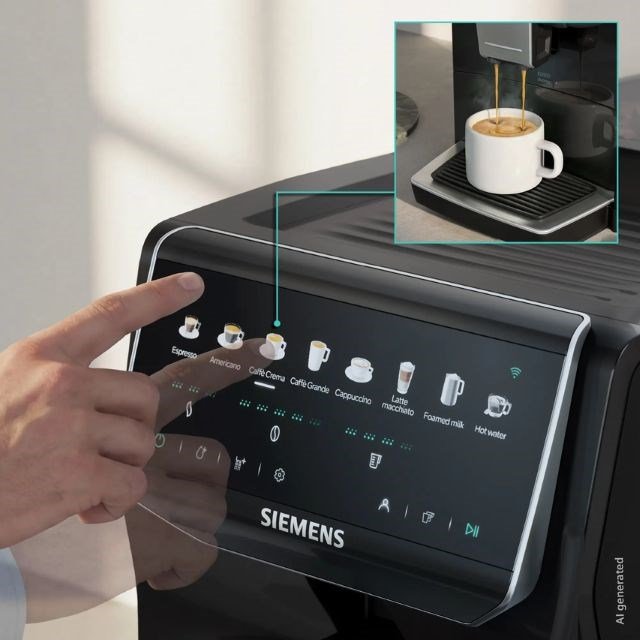 Siemens EQ500 iAroma TP553E07 espressomaskine, 15 bar | Piano black #5