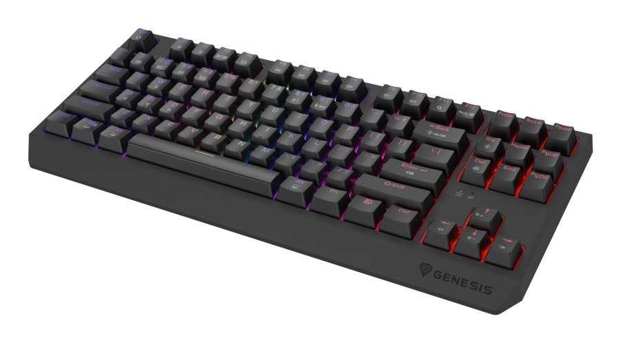GENESIS Thor 230 TKL tastatur Spil USB + RF Wireless + Bluetooth QWERTY US engelsk Sort #1