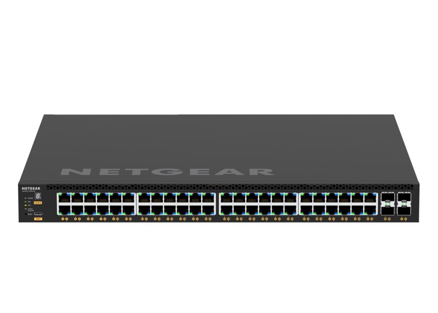 NETGEAR M4350-48G4XF Administreret L3 Gigabit Ethernet (10/100/1000) Str�m over Ethernet (PoE) 1U Sort #7