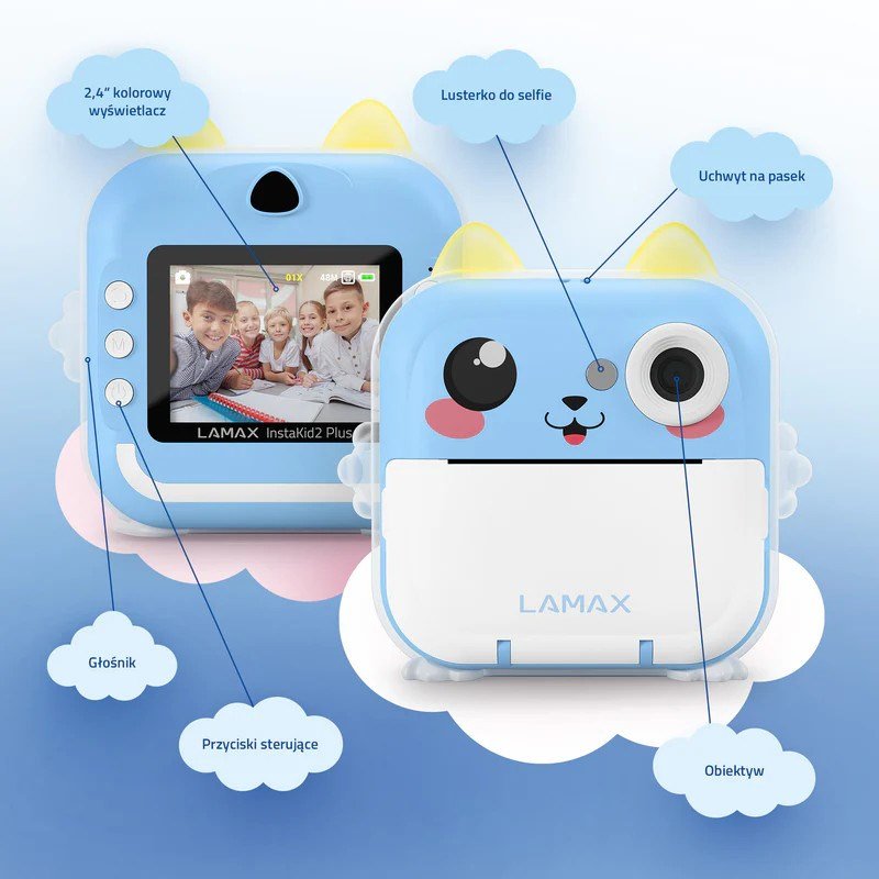 Digitalkamera til b�rn LAMAX InstaKid2 Plus, blue #4