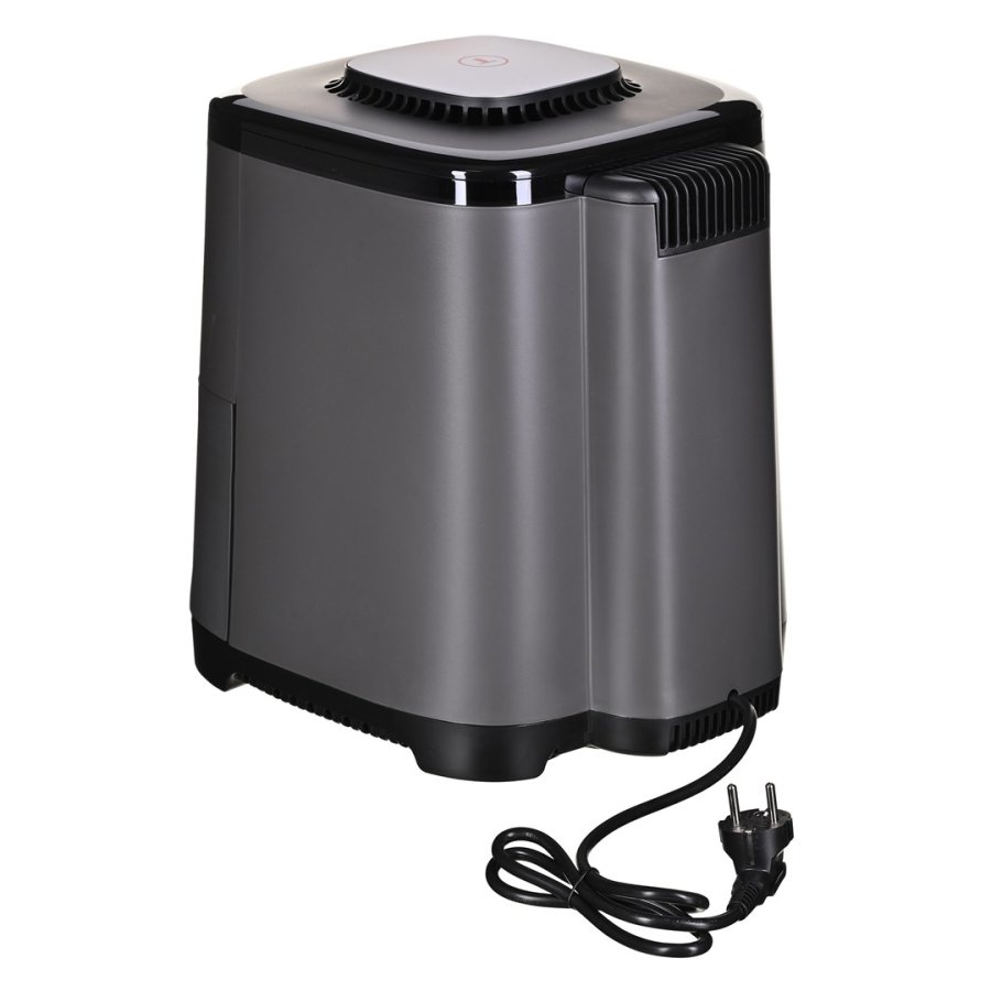 Tefal Easy Fry Silence EY551HE0 frituregryde Enkelt 5 L Enkeltstende Varmluftsteger Sort, Gr, Rustfrit stl #7